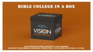 bible college in a box banner